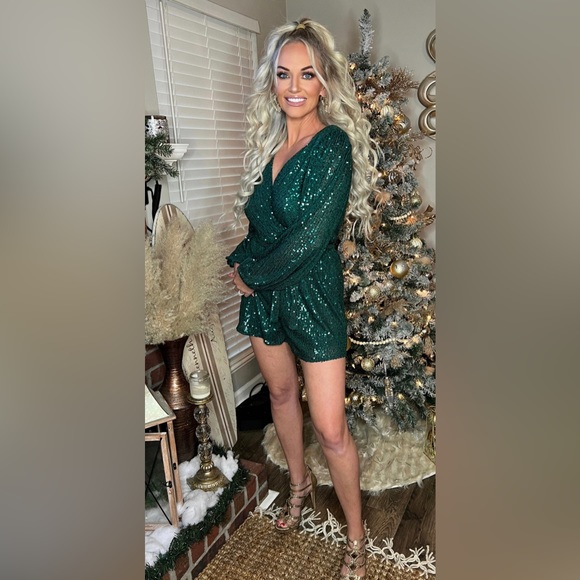 NWT Sequin Romper. - Picture 3 of 4